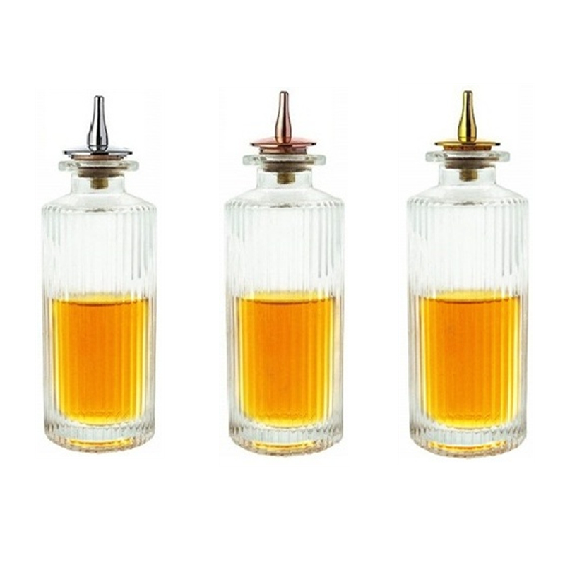 Bitters Bottle Set - Botella de tablero de jaula de