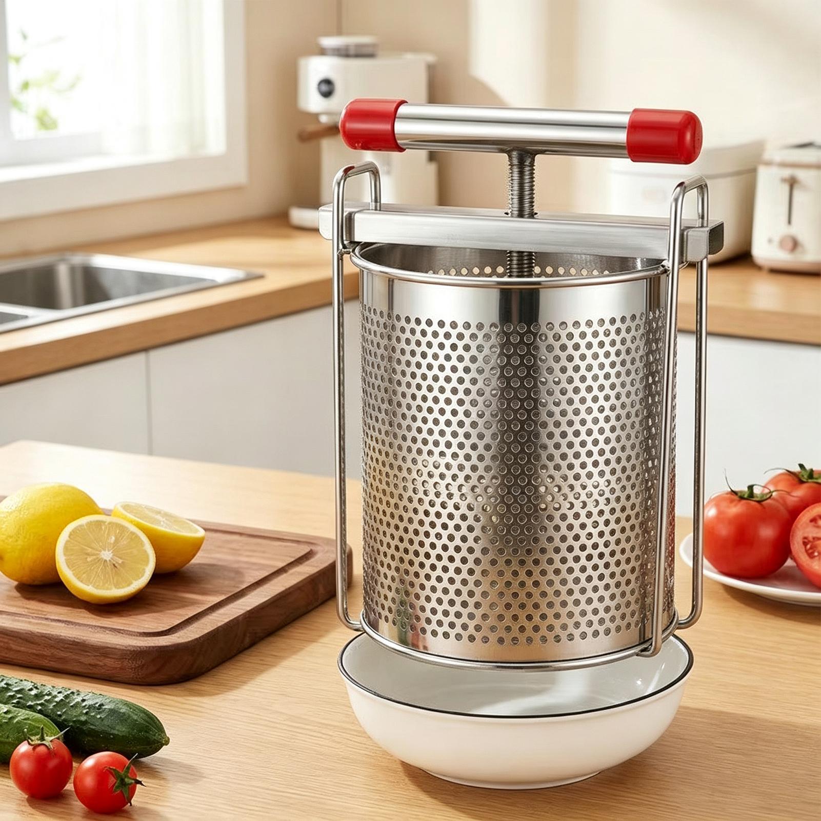 Exprimidor manual de acero ino - Citrus Juicer Bar reseña y precio