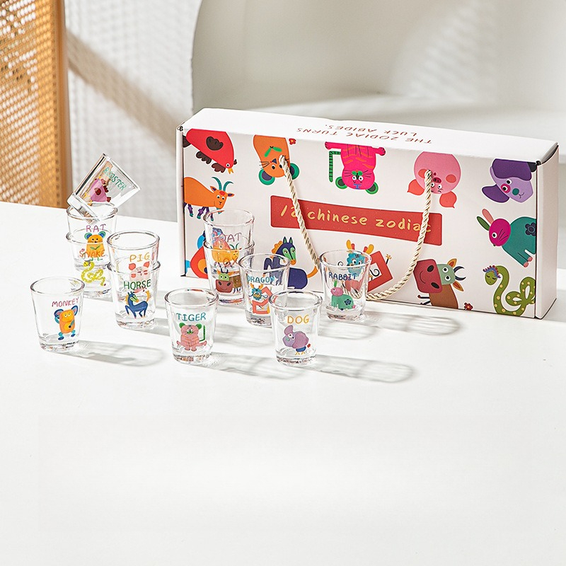 Juego de vasos de chupito, 12  - Home Bar Set reseña y precio
