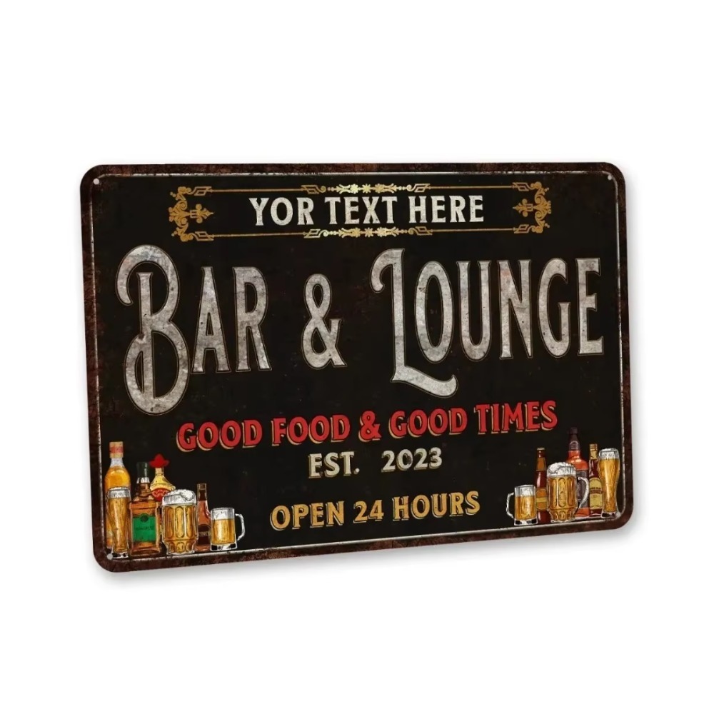 CIFbuy: placa de metal persona - Home Bar Lounge reseña y precio