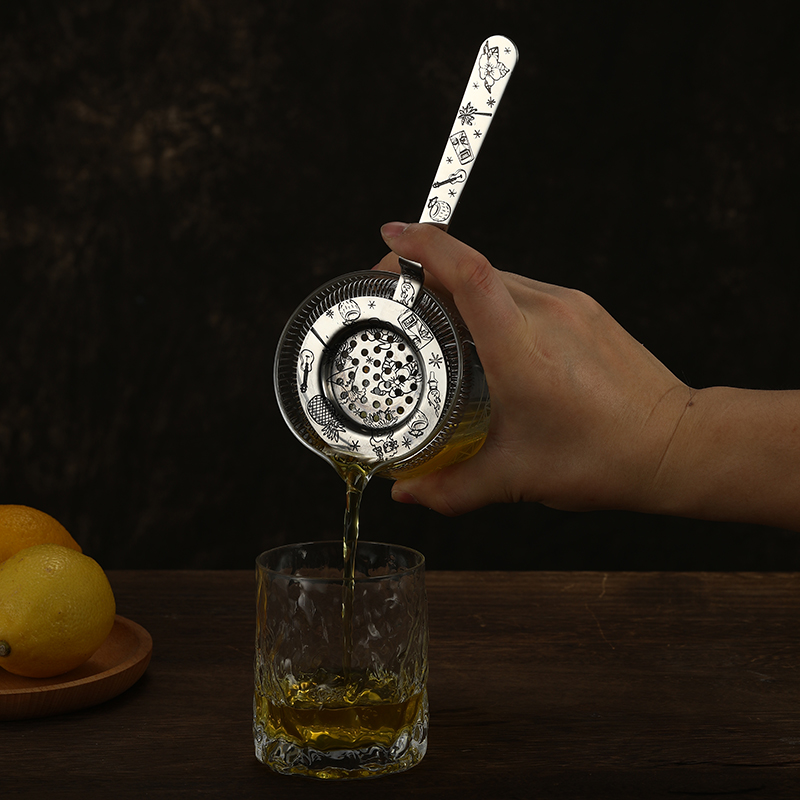 Colador de cócteles Hoffman, c - Bitters Bottle Set reseña y precio